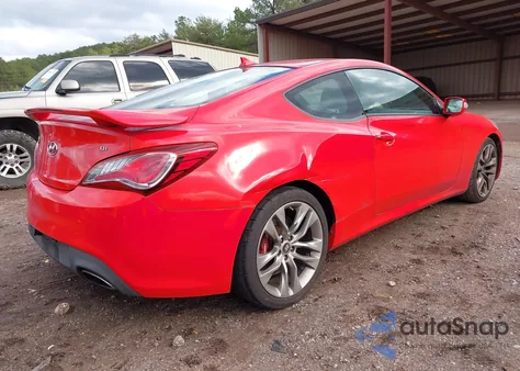 2013 Hyundai Genesis 3.8 Track z USA, uszkodzony, nr VIN KMHHU6KJ6DU079930